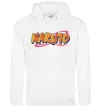 Женская толстовка (худи) Naruto logo Белый фото