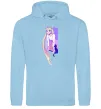 Чоловіча толстовка (худі) Sailor moon with the cat Блакитний Чоловіча толстовка (худі) Sailor moon with the cat Блакитний фото
