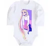 Дитячий бодік Sailor moon with the cat Білий фото