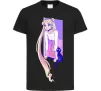 Детская футболка Sailor moon with the cat Черный фото