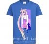 Детская футболка Sailor moon with the cat Ярко-синий фото