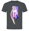 Чоловіча футболка Sailor moon with the cat Графіт Чоловіча футболка Sailor moon with the cat Графіт фото