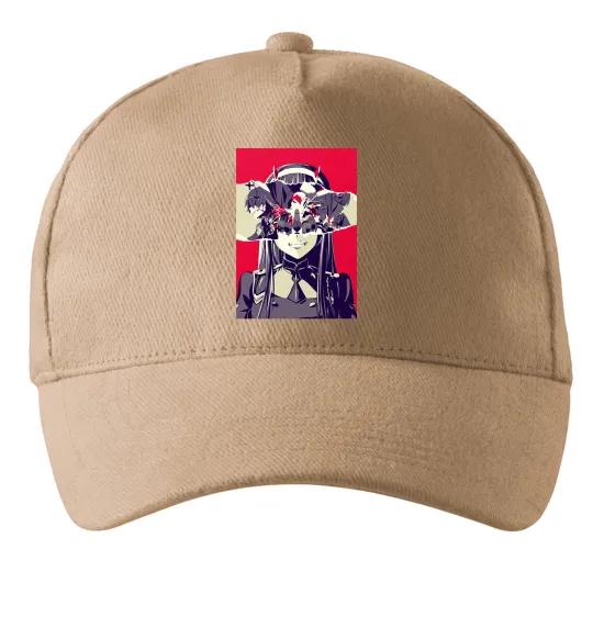 Кепка Darling in the Franxx poster Пісочний фото