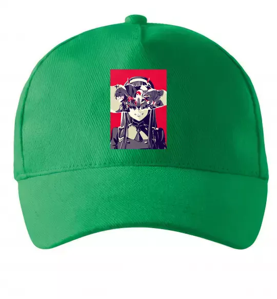 Кепка Darling in the Franxx poster Зелений фото