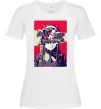 Женская футболка Darling in the Franxx poster Белый фото