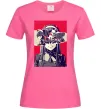 Женская футболка Darling in the Franxx poster Ярко-розовый фото