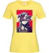 Женская футболка Darling in the Franxx poster Лимонный фото