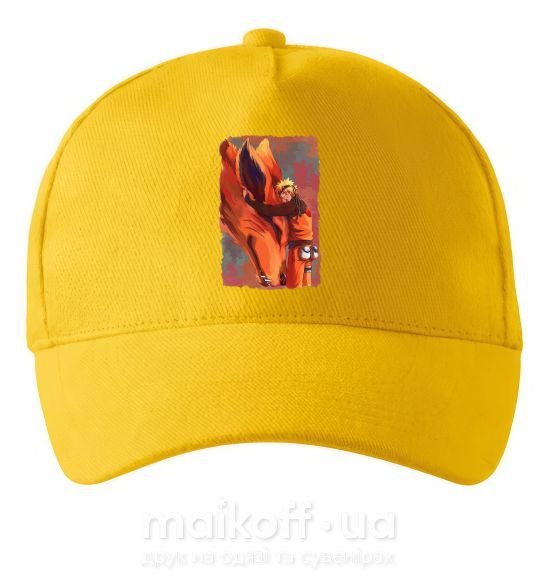 Кепка Naruto print Сонячно жовтий фото