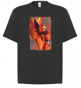 Футболка Оверсайз Naruto Hinata Чорний фото Футболка Оверсайз Naruto Hinata Чорний фото