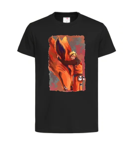 Дитяча футболка Naruto print Чорний фото