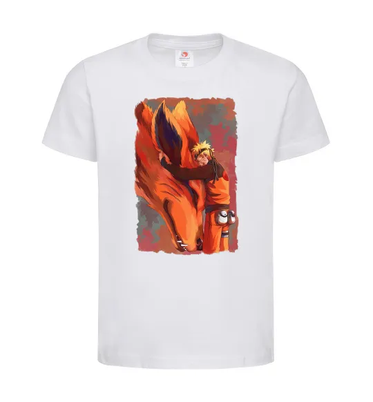 Дитяча футболка Naruto print Білий фото