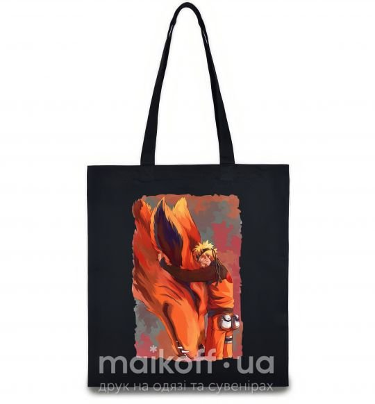 Еко-сумка Naruto print Чорний фото