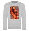 Свитшот Naruto print Серый меланж Свитшот Naruto print Серый меланж фото