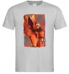 Мужская футболка Naruto print Серый Мужская футболка Naruto print Серый фото