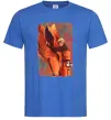 Мужская футболка Naruto print Ярко-синий Мужская футболка Naruto print Ярко-синий фото