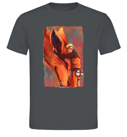 Мужская футболка Naruto print Графит фото