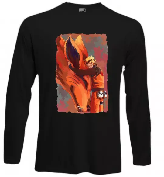 Лонгслив Naruto print Черный фото