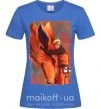 Женская футболка Naruto print Ярко-синий фото