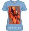 Женская футболка Naruto print Голубой фото