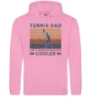 Чоловіча толстовка (худі) Tennis dad like a regular dad but cooler Рожевий фото