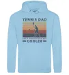 Чоловіча толстовка (худі) Tennis dad like a regular dad but cooler Блакитний фото