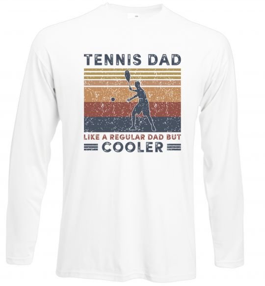 Реглан Tennis dad like a regular dad but cooler Білий фото