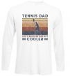 Реглан Tennis dad like a regular dad but cooler Білий фото