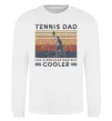 Свитшот Tennis dad like a regular dad but cooler Белый Свитшот Tennis dad like a regular dad but cooler Белый фото