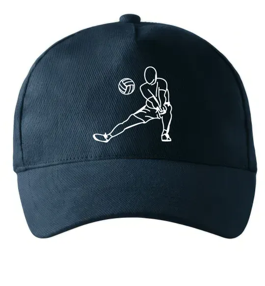 Кепка Фігура волейболіста Темно-синій фото