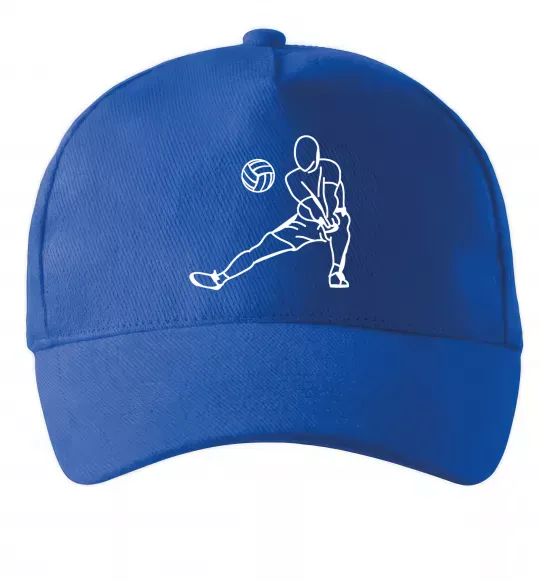 Кепка Фігура волейболіста Яскраво-синій фото