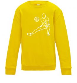 Дитячий світшот Фігура волейболіста Дитячий світшот Фігура волейболіста