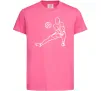 Детская футболка Фігура волейболіста Ярко-розовый фото