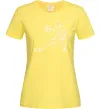 Женская футболка Фігура волейболіста Лимонный фото