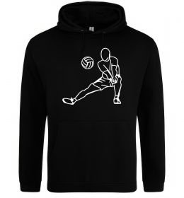 Женская толстовка (худи) Фігура волейболіста