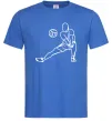 Мужская футболка Фігура волейболіста Ярко-синий Мужская футболка Фігура волейболіста Ярко-синий фото