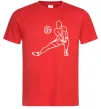 Мужская футболка Фігура волейболіста Красный Мужская футболка Фігура волейболіста Красный фото