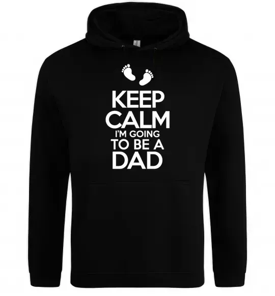 Чоловіча толстовка (худі) I'm going to be a dad Чорний фото