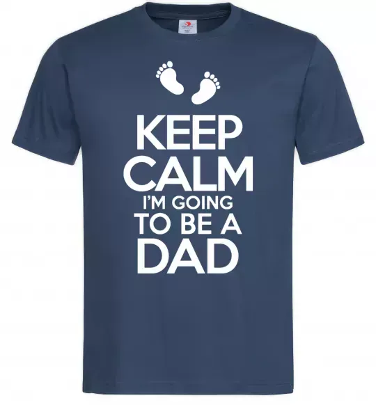 Чоловіча футболка I'm going to be a dad Темно-синій фото