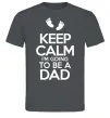 Чоловіча футболка I'm going to be a dad Графіт фото