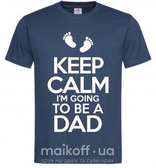 Мужская футболка I'm going to be a dad Темно-синий фото