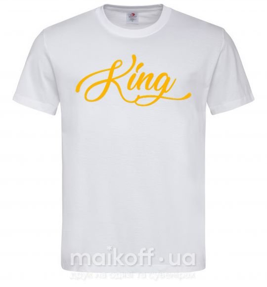 Чоловіча футболка King yellow Білий фото