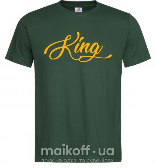 Мужская футболка King yellow Темно-зеленый фото