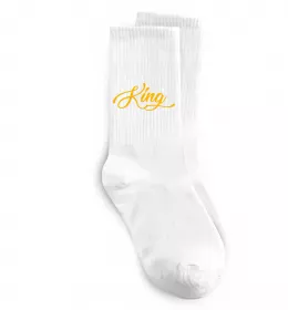 Носки King yellow Белый фото