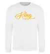 Свитшот King yellow Белый фото