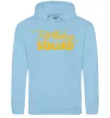 Чоловіча толстовка (худі) Birthday squad Блакитний фото