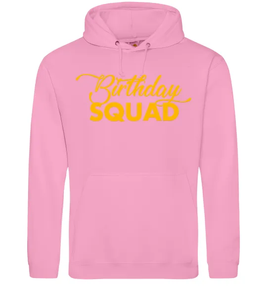 Жіноча толстовка (худі) Birthday squad Рожевий фото