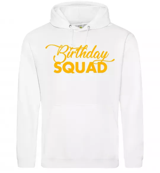 Жіноча толстовка (худі) Birthday squad Білий фото
