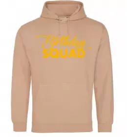 Жіноча толстовка (худі) Birthday squad Пісочний фото