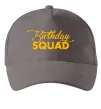 Кепка Birthday squad Серый фото
