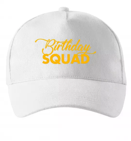 Кепка Birthday squad Белый фото